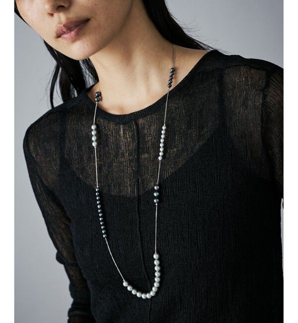Jouete「ロング ネックレス カラーパール」|ネックレス|
