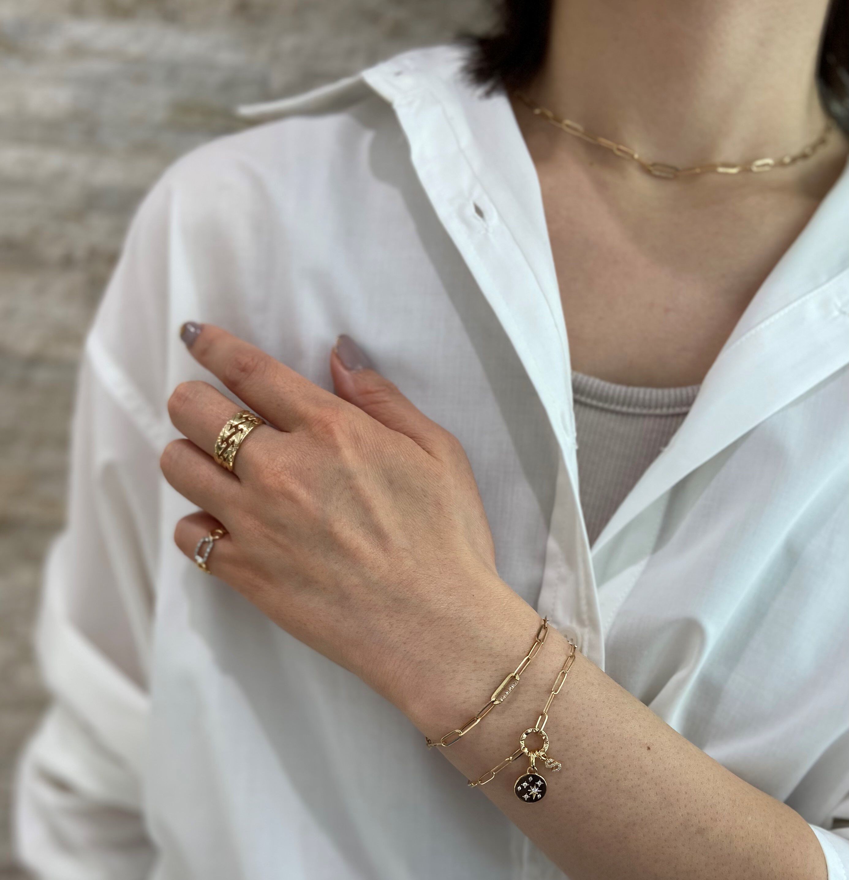 STAR JEWELRY「DIAMOND LINK CHAIN」|ブレスレット・バングル|