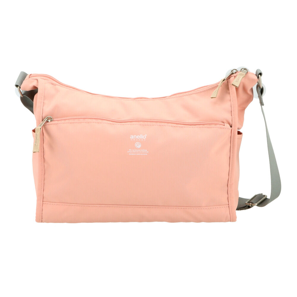 anello「アネロ ショルダーバッグ 撥水 通販 anello GRANDE レディース メンズ 斜めがけ」|ショルダー・メッセンジャー|ピンク1