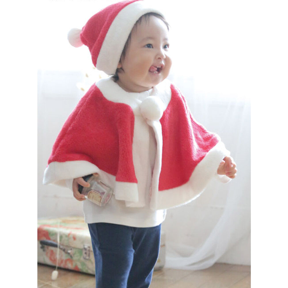 BACKYARD FAMILY「赤ちゃん クリスマス 服 通販 サンタ 衣装 サンタクロース マント ポンチョ ベビー服 女の子」|その他ベビーウェア|その他1