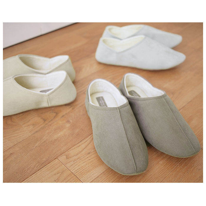 BACKYARD FAMILY「スリッパ 洗える 通販 おしゃれ オールシーズン かわいい ルームシューズ バブーシュ かかとあり」|ルームシューズ|