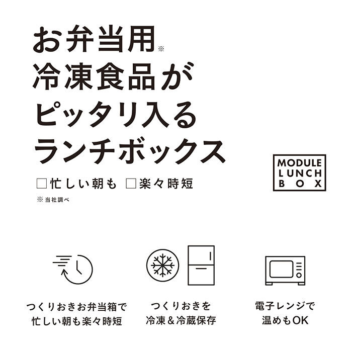 BACKYARD FAMILY「弁当箱 小分けケース付き 通販 お弁当箱 小分け ケース ランチボックス MODULE LUNCH」|食器・キッチングッズ|