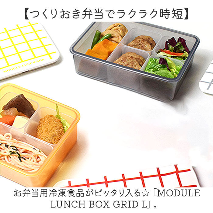 BACKYARD FAMILY「弁当箱 小分けケース付き 通販 お弁当箱 小分け ケース ランチボックス MODULE LUNCH」|食器・キッチングッズ|