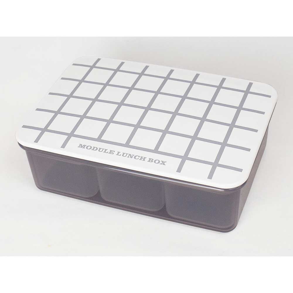 BACKYARD FAMILY「弁当箱 小分けケース付き 通販 お弁当箱 小分け ケース ランチボックス MODULE LUNCH」|食器・キッチングッズ|グレー1