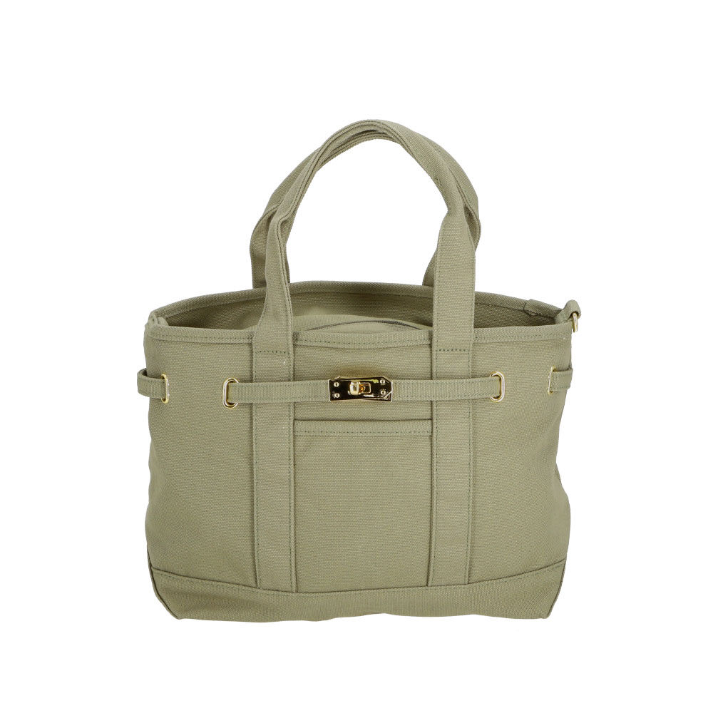 BACKYARD FAMILY「トートバッグ レディース 小さめ 肩掛け 通販 ミニ キャンバス 斜めがけバッグ 手提げバッグ 」|トートバッグ|グリーン1