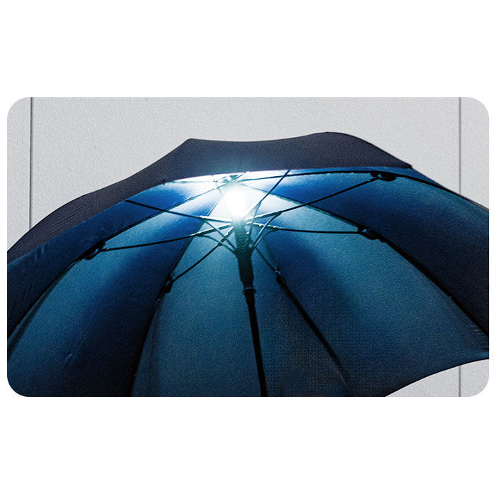 BACKYARD FAMILY「mabu 傘 ブランド 通販 レディース メンズ ジャンプ led 照明 安全 8本骨 ライト」|傘|