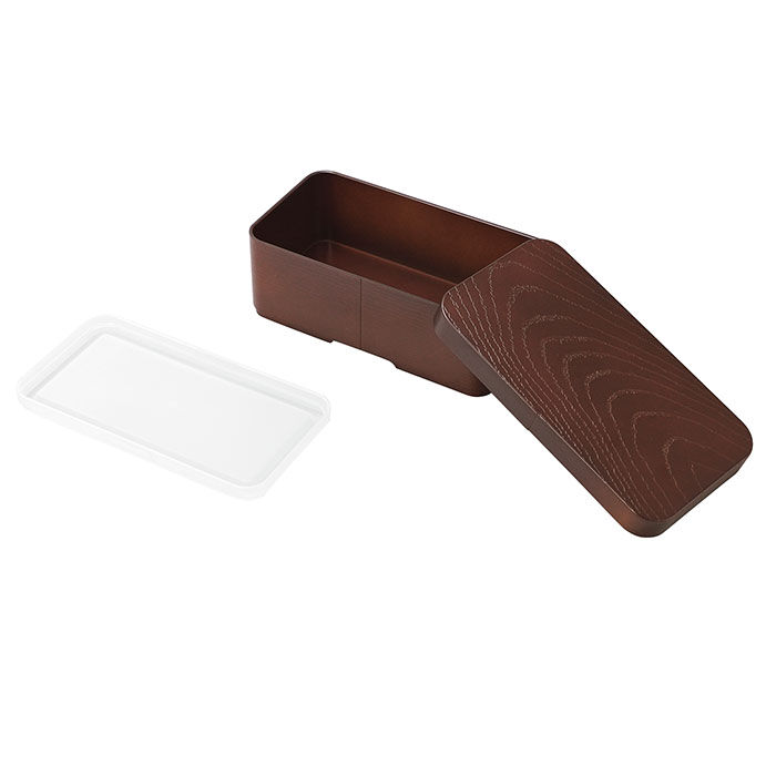 BACKYARD FAMILY「弁当箱 曲げわっぱ風 通販 曲げわっぱ風 520ml お弁当箱 男子 女子 大人 ランチボックス」|食器・キッチングッズ|