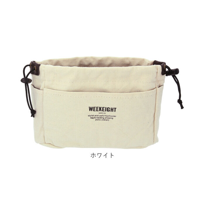 BACKYARD FAMILY「バッグインバッグ 自立 通販 大きめ ビッグサイズ 小さめ スモールサイズ 巾着タイプ キャンバス」|その他|