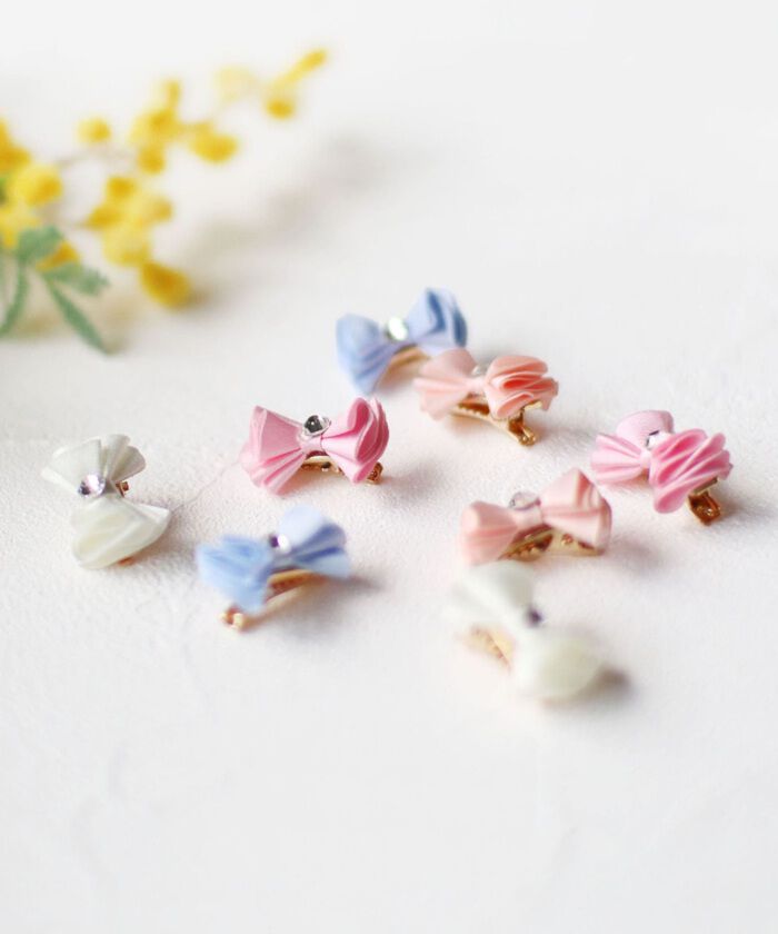 BACKYARD FAMILY「Rora ヘアクリップ キッズ 2個セット 通販 メロディア ミニ ラインストーン ヘアークリップ」|その他|