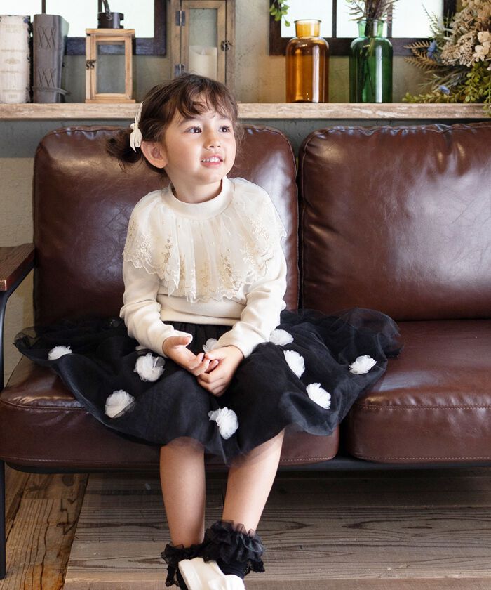 BACKYARD FAMILY「Rora ヘアクリップ キッズ 2個セット 通販 マロン リボン ミニ パール ベロア」|その他|