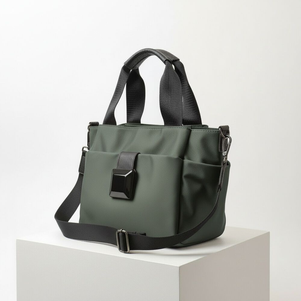 BACKYARD FAMILY「ラムモード トートバッグ 2Way 通販 ナイロンバッグ トートバック トート 手提げ」|トートバッグ|グリーン1