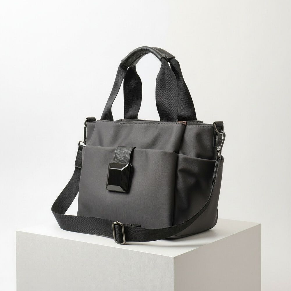 BACKYARD FAMILY「ラムモード トートバッグ 2Way 通販 ナイロンバッグ トートバック トート 手提げ」|トートバッグ|グレー1