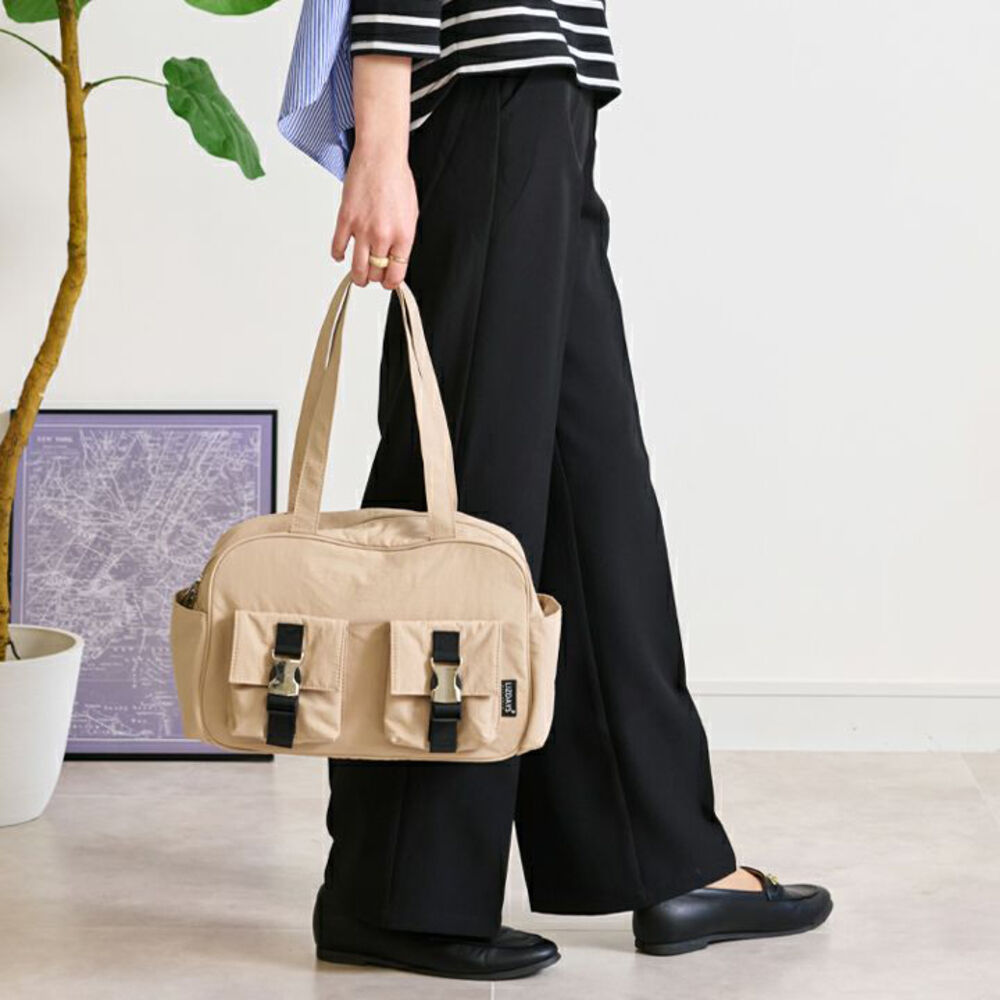 BACKYARD FAMILY「ボストンバッグ レディース 通販 ボストンバック ミニボストンバッグ ミニボストンバック」|ボストンバッグ|ベージュ1