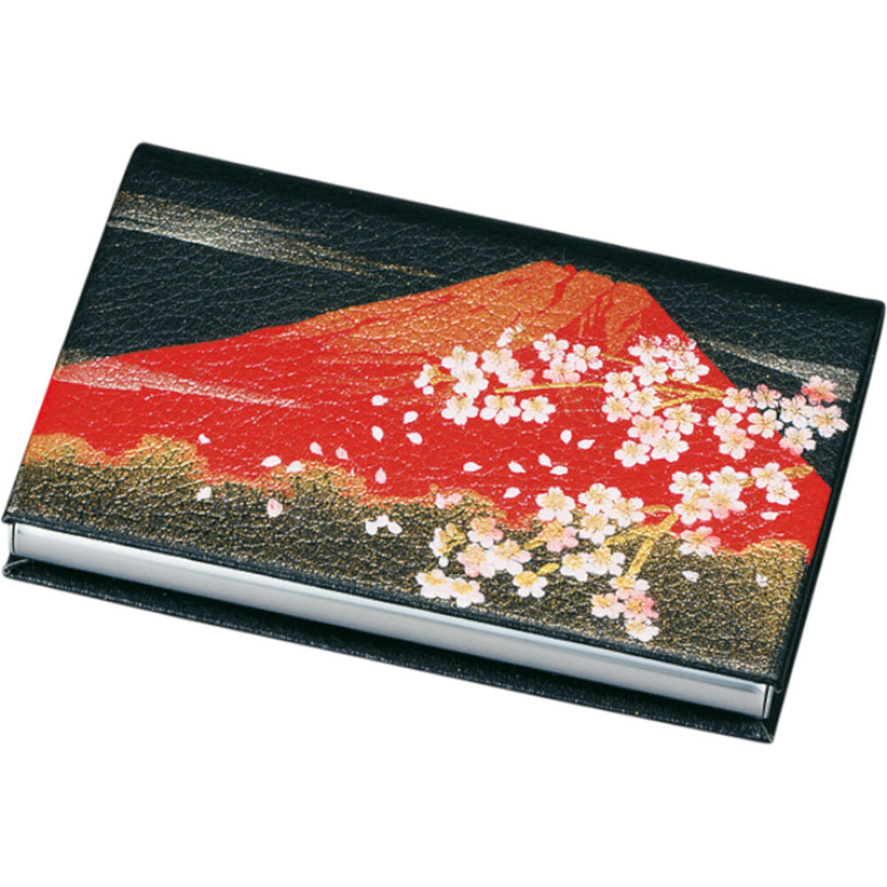 BACKYARD FAMILY「山中塗 カードケース 通販 日本製 国産 名刺入れ ミタニ 山中漆器 和風 和柄 蒔絵 漆芸」|名刺入れ・カードケース|ブラック4