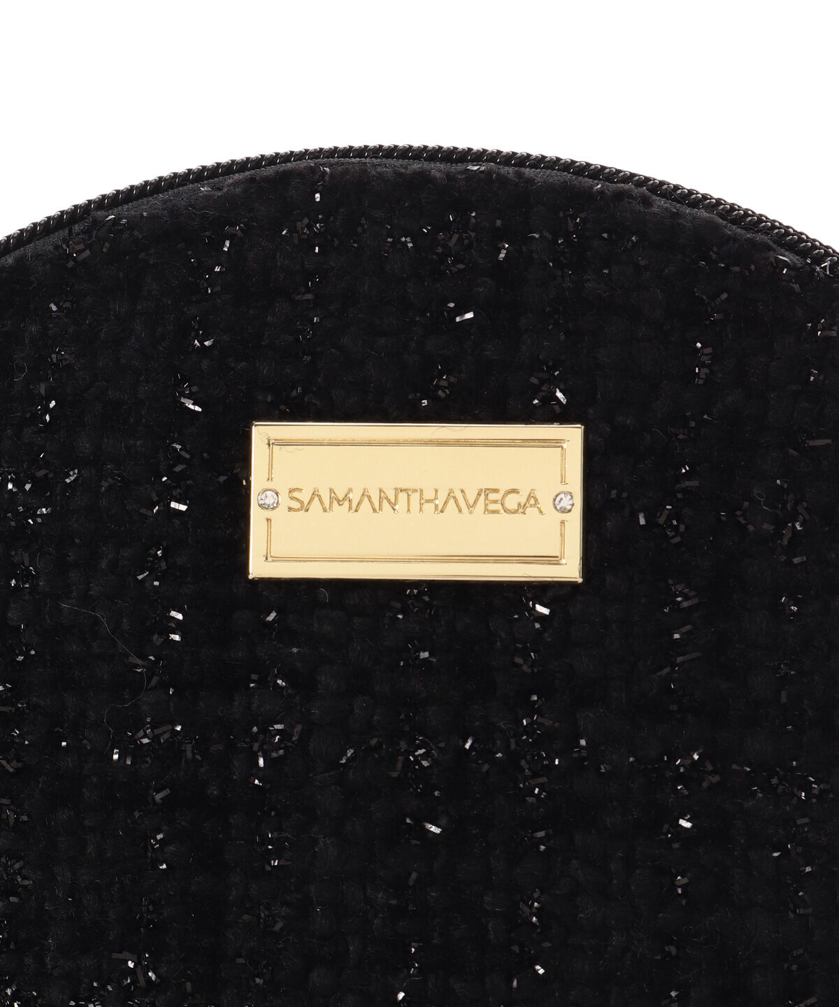 Samantha Vega「ラメツイードポーチ」|ポーチ|