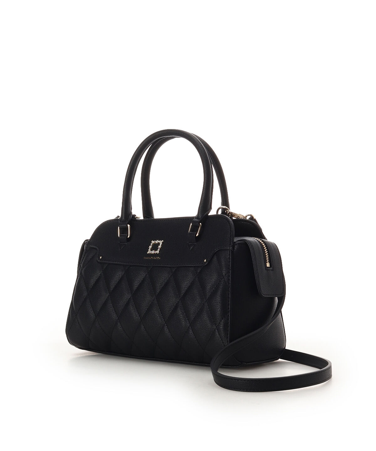 Samantha Vega「スクエアビジューキルトハンドバッグ」|ハンドバッグ|