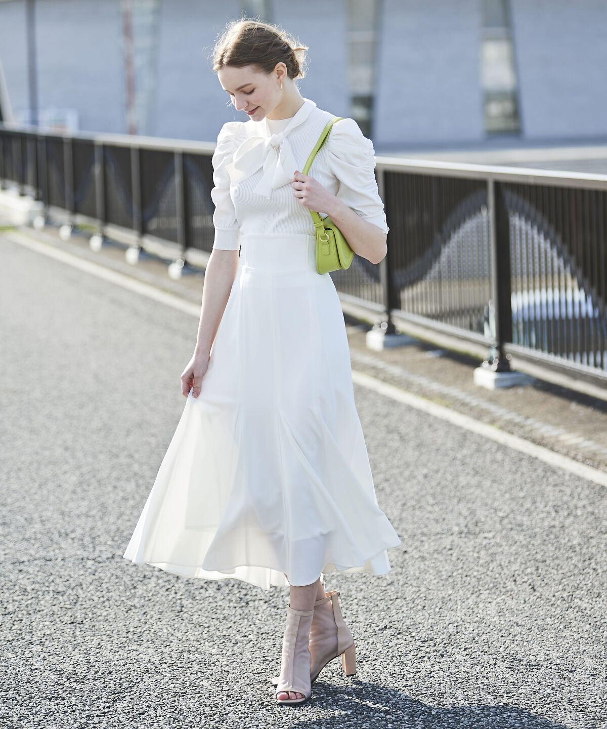 アンドクチュール「サイドリブマーメイドスカート」|スカート|