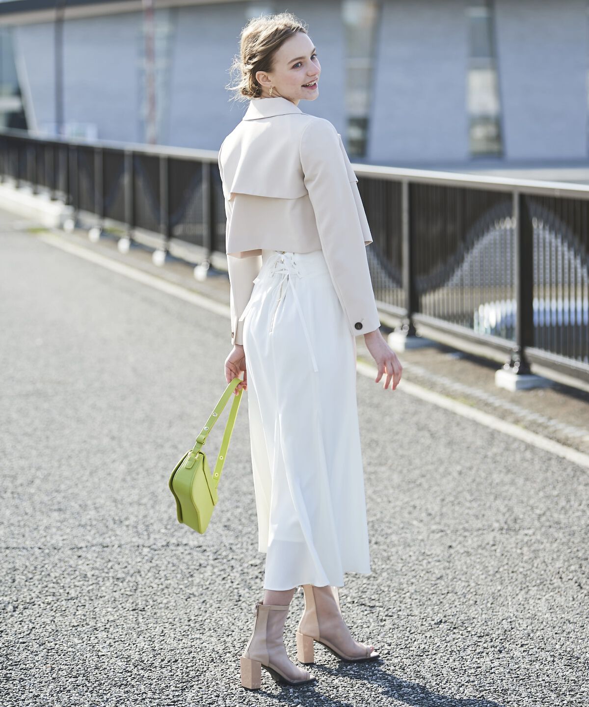 アンドクチュール「サイドリブマーメイドスカート」|スカート|