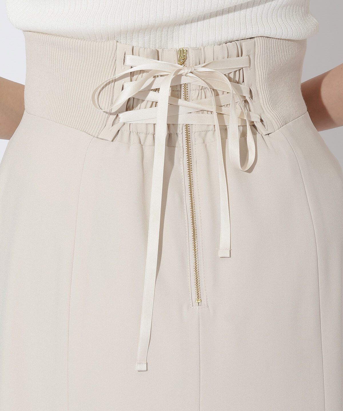 アンドクチュール「サイドリブマーメイドスカート」|スカート|