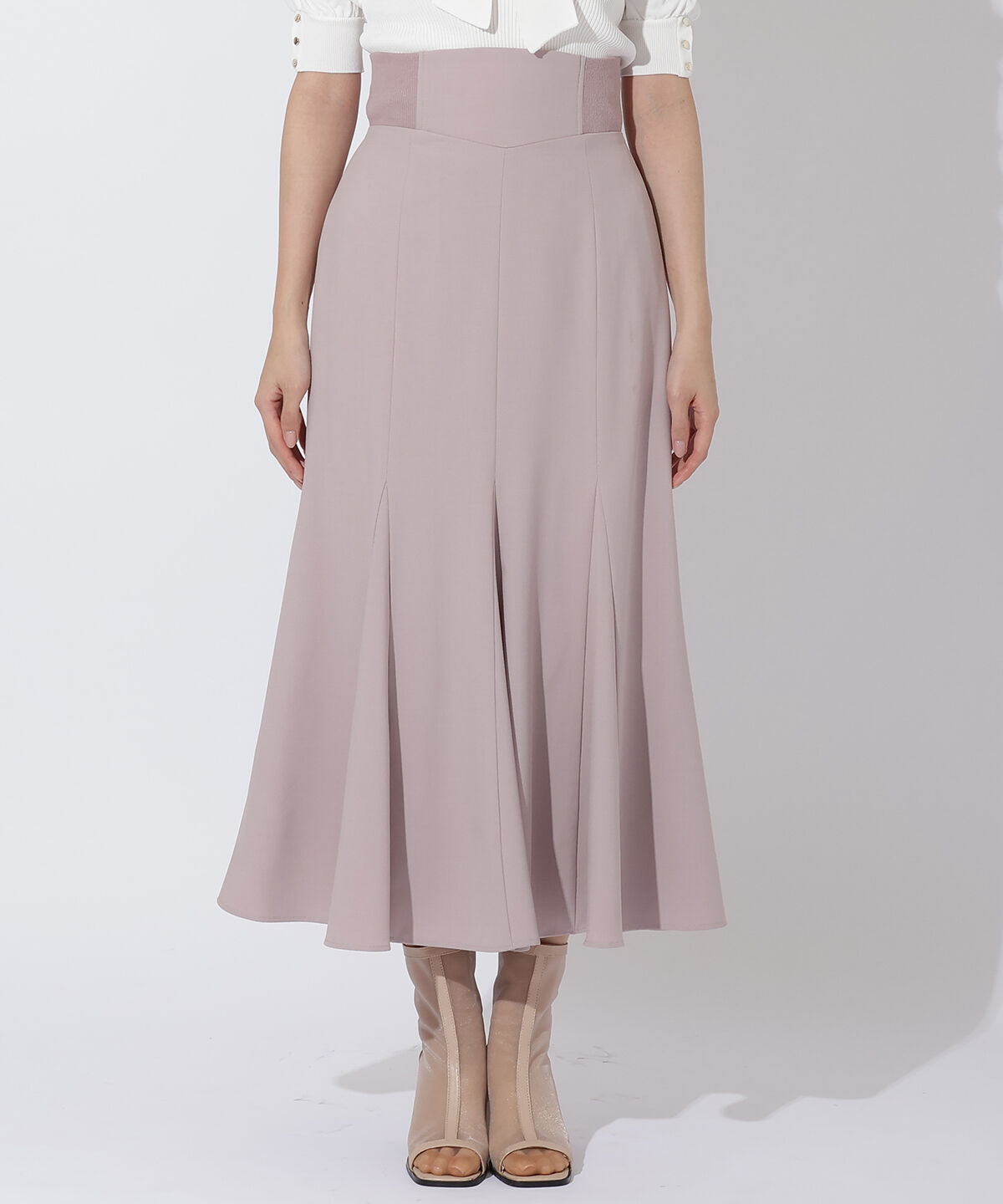 アンドクチュール「サイドリブマーメイドスカート」|スカート|