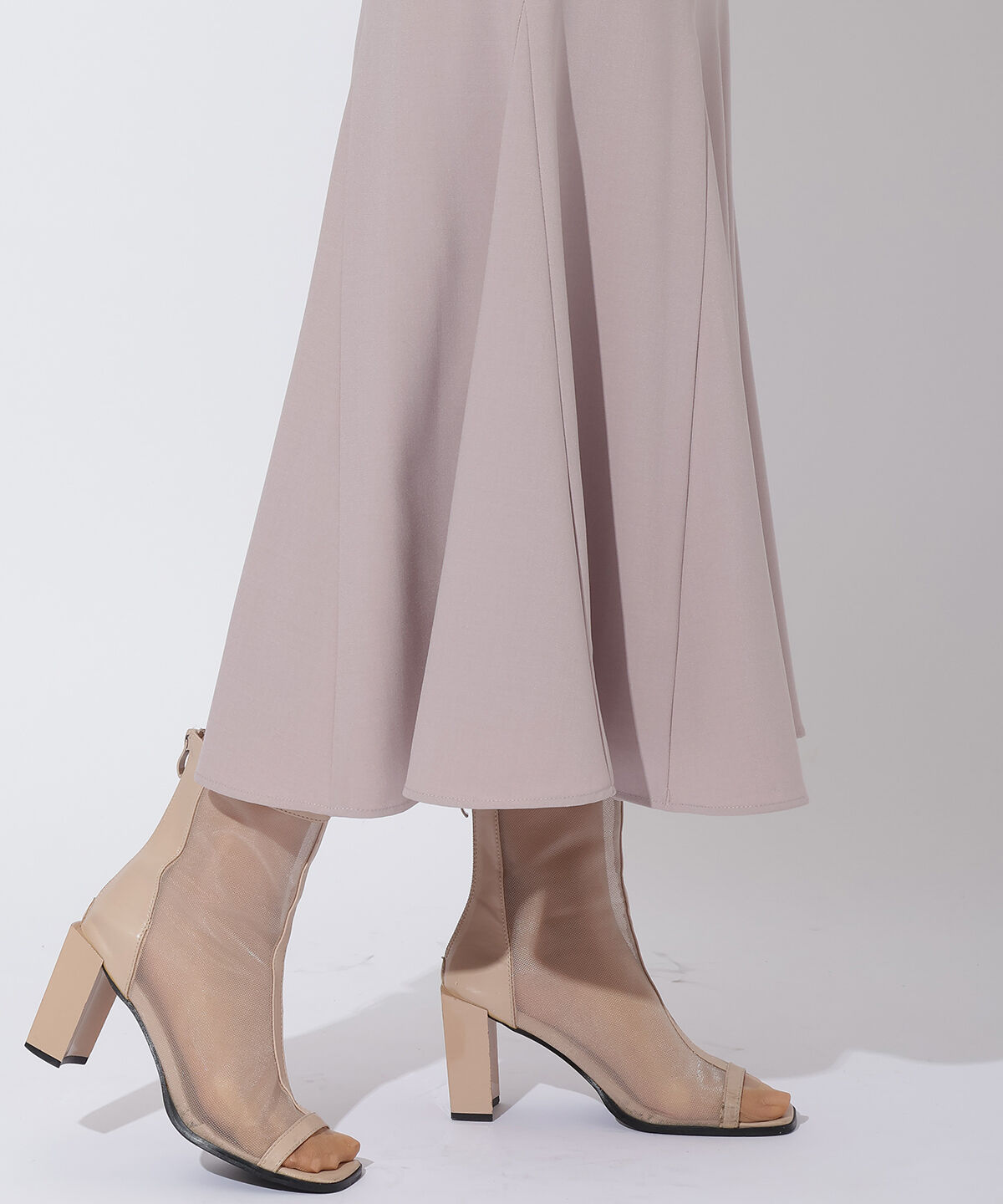 アンドクチュール「サイドリブマーメイドスカート」|スカート|