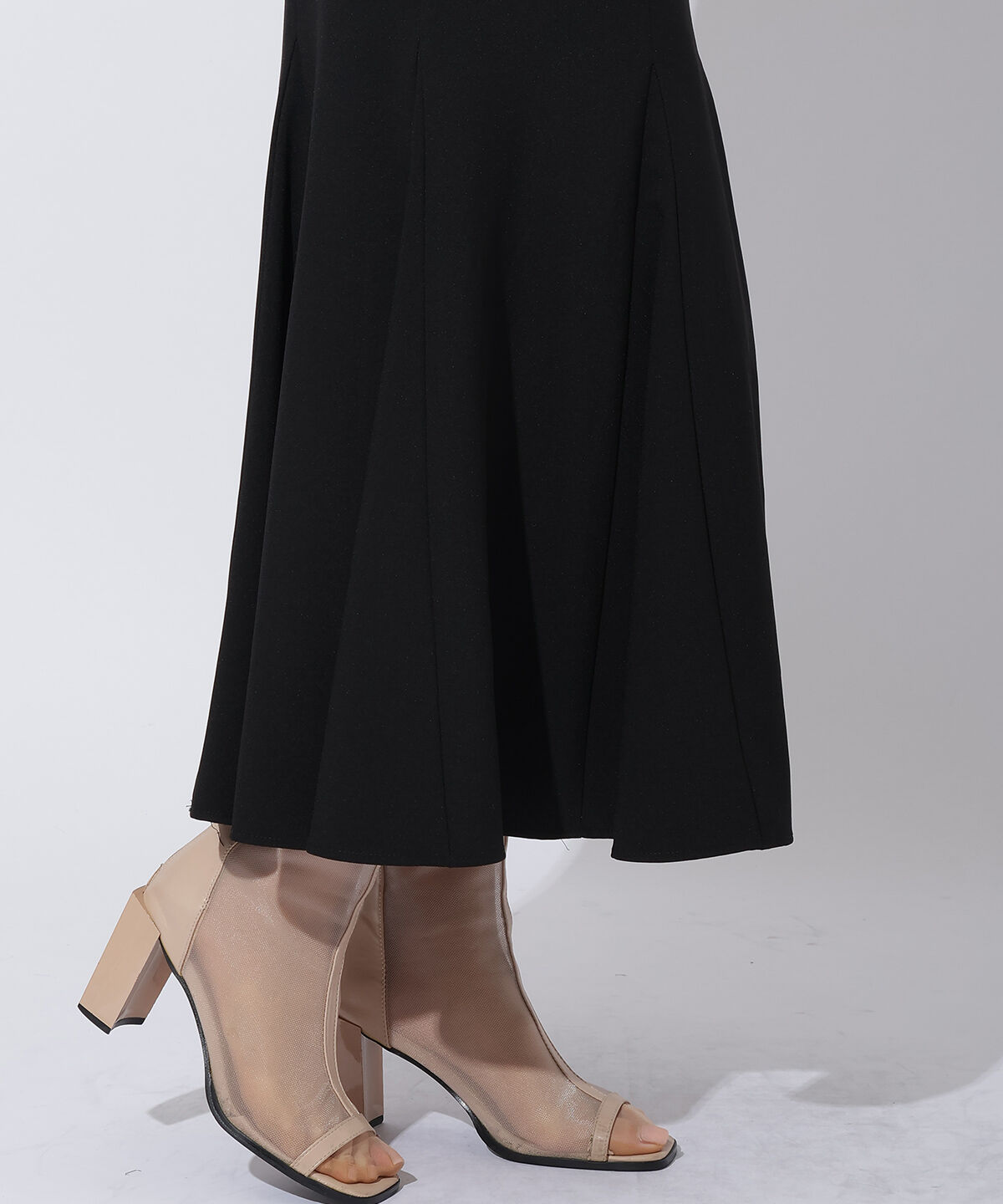 アンドクチュール「サイドリブマーメイドスカート」|スカート|