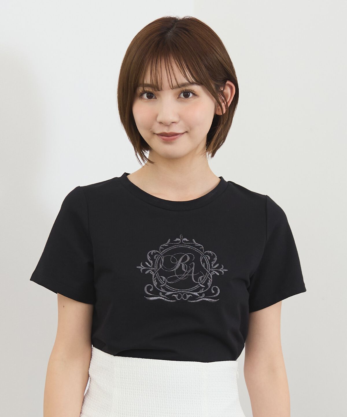 REDYAZEL「ラメエンブレムTシャツ」|Tシャツ・カットソー|