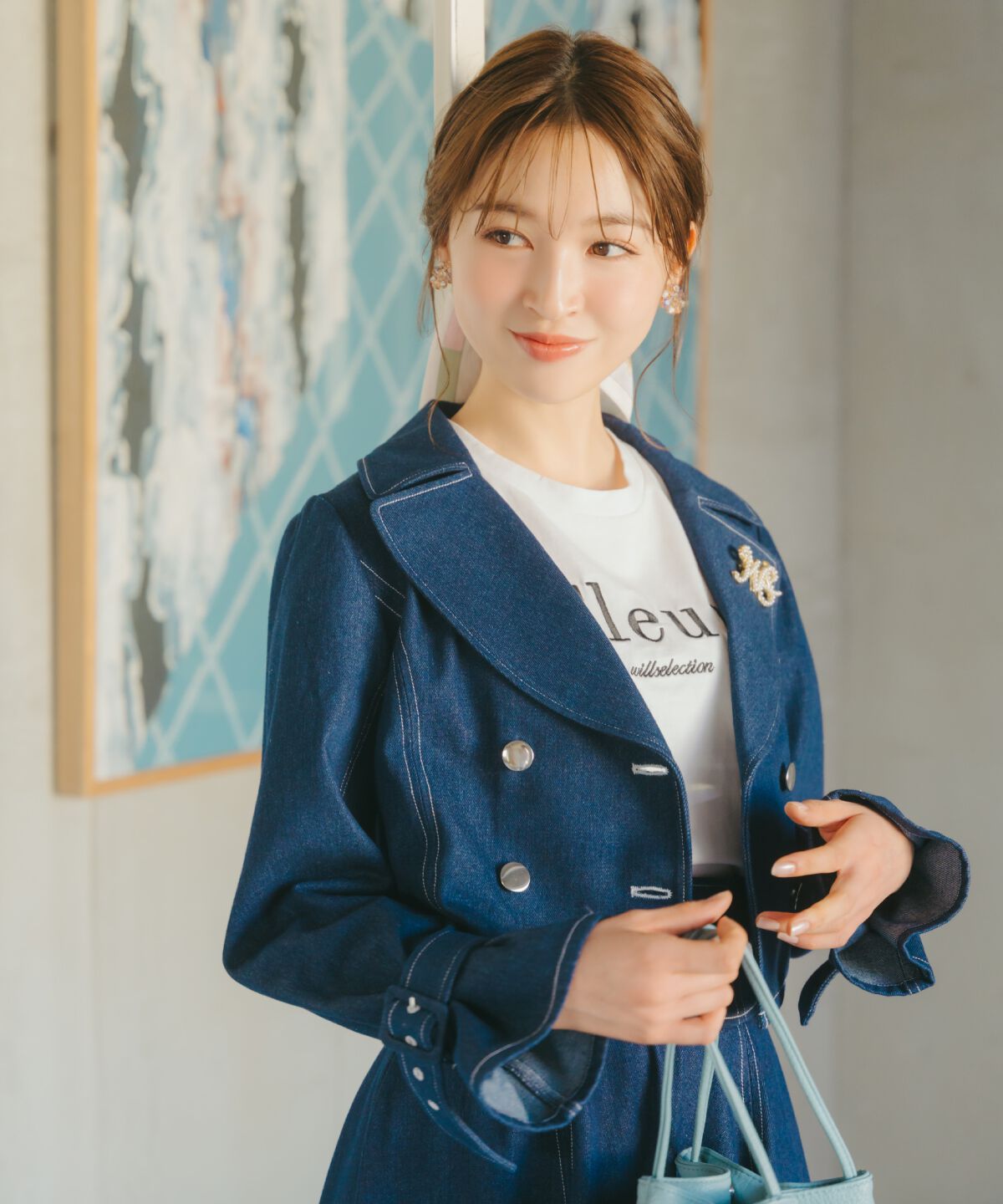 WILLSELECTION「デニムWボタンジャケット」|デニムジャケット|