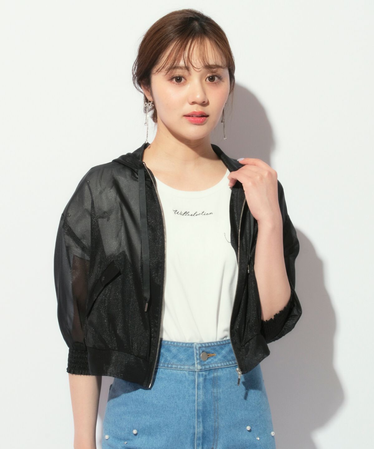 WILLSELECTION「リボンポケットシアーブルゾン」|ブルゾン・スタジャン|