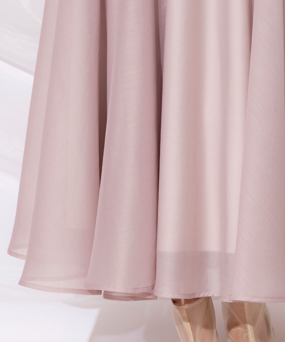 WILLSELECTION「オーガンジーフレアスカート」|フレア|