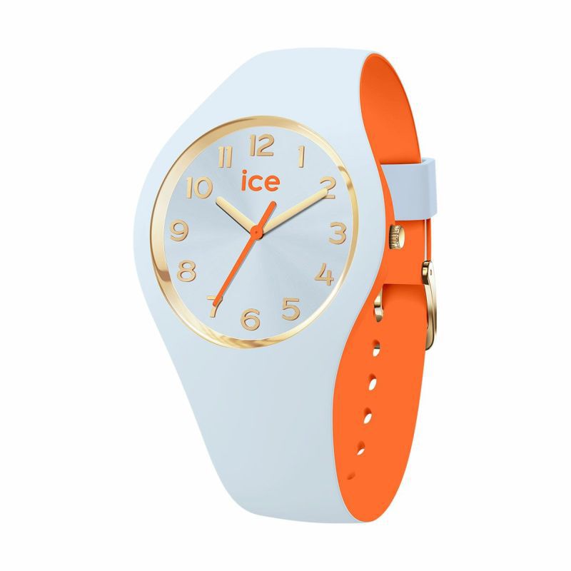 ICE-WATCH「〈ICE-WATCH(ｱｲｽｳｫｯﾁ)〉duo chic ﾗｲﾄﾌﾞﾙｰ ｵﾚﾝｼﾞ」|腕時計|