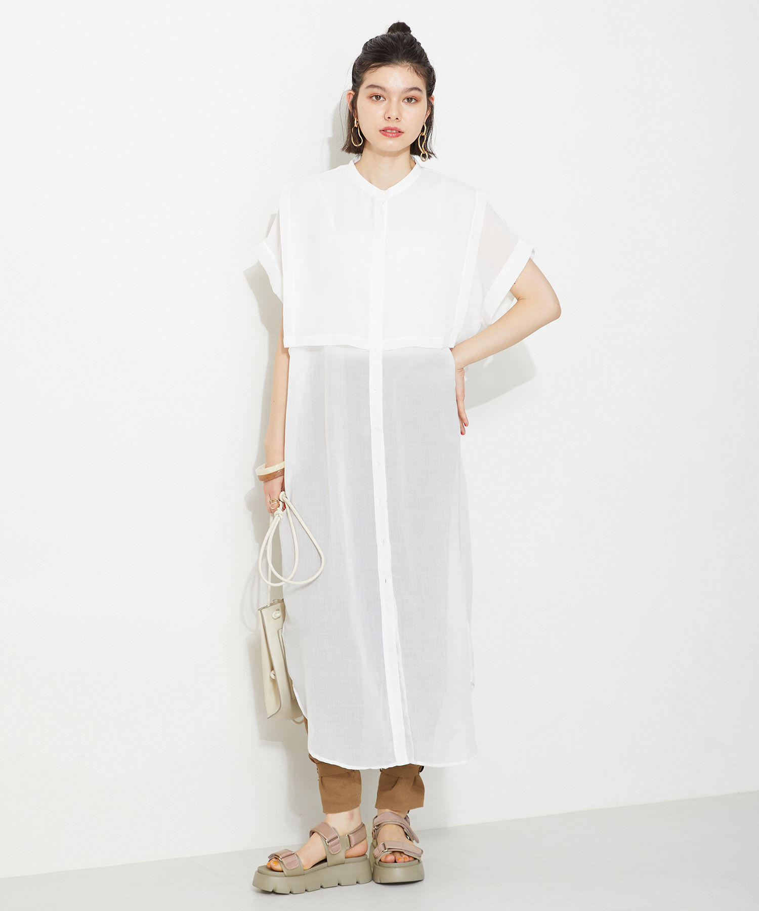 ORiental TRaffic「【アウトレット価格】厚底ナイロンベルトスポーツサンダル/OT3212 サンダル 厚底 スポサン 人気」|サンダル|