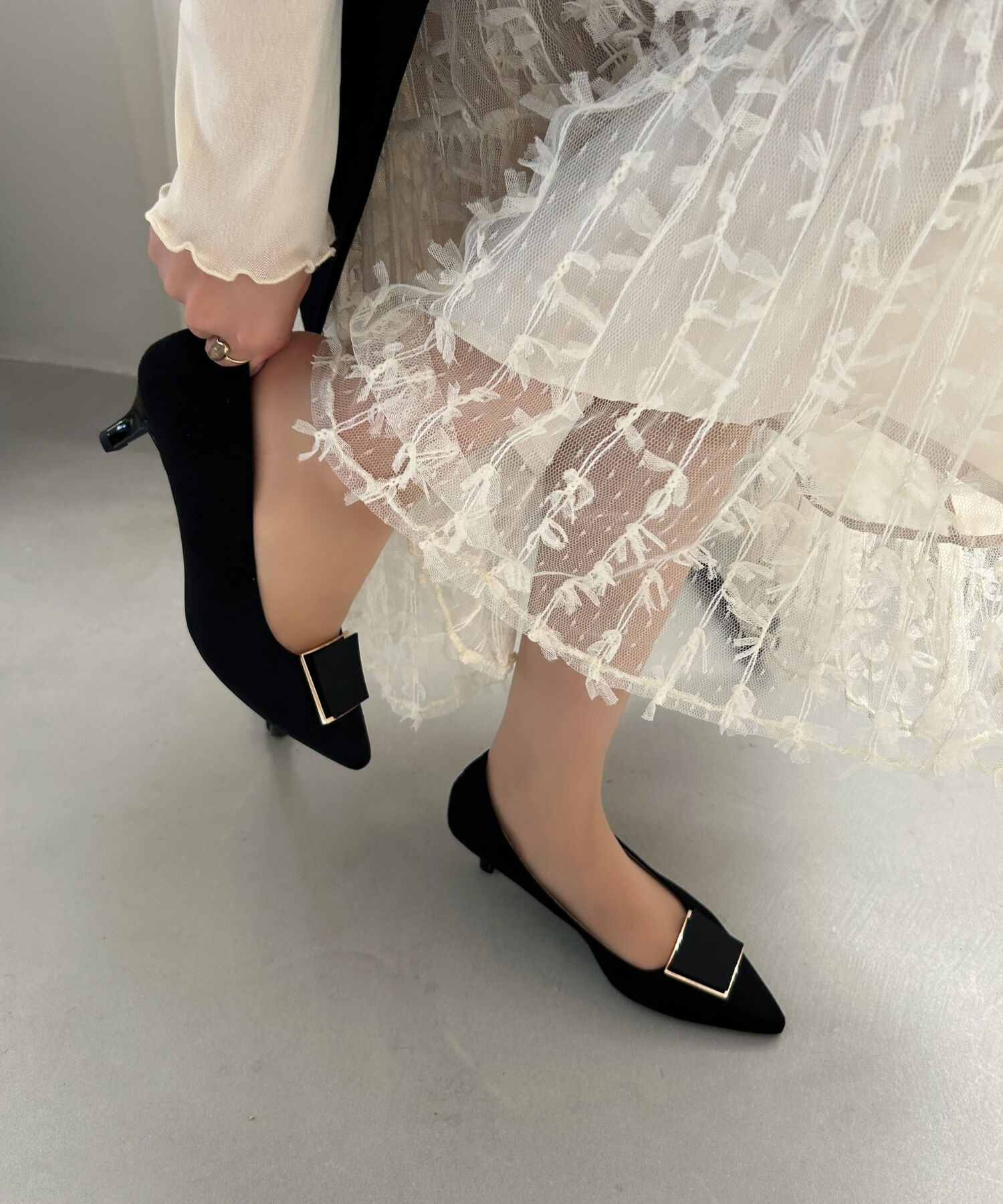 WA Oriental TRaffic「2wayスクエアモチーフヒールパンプス/42305」|パンプス|