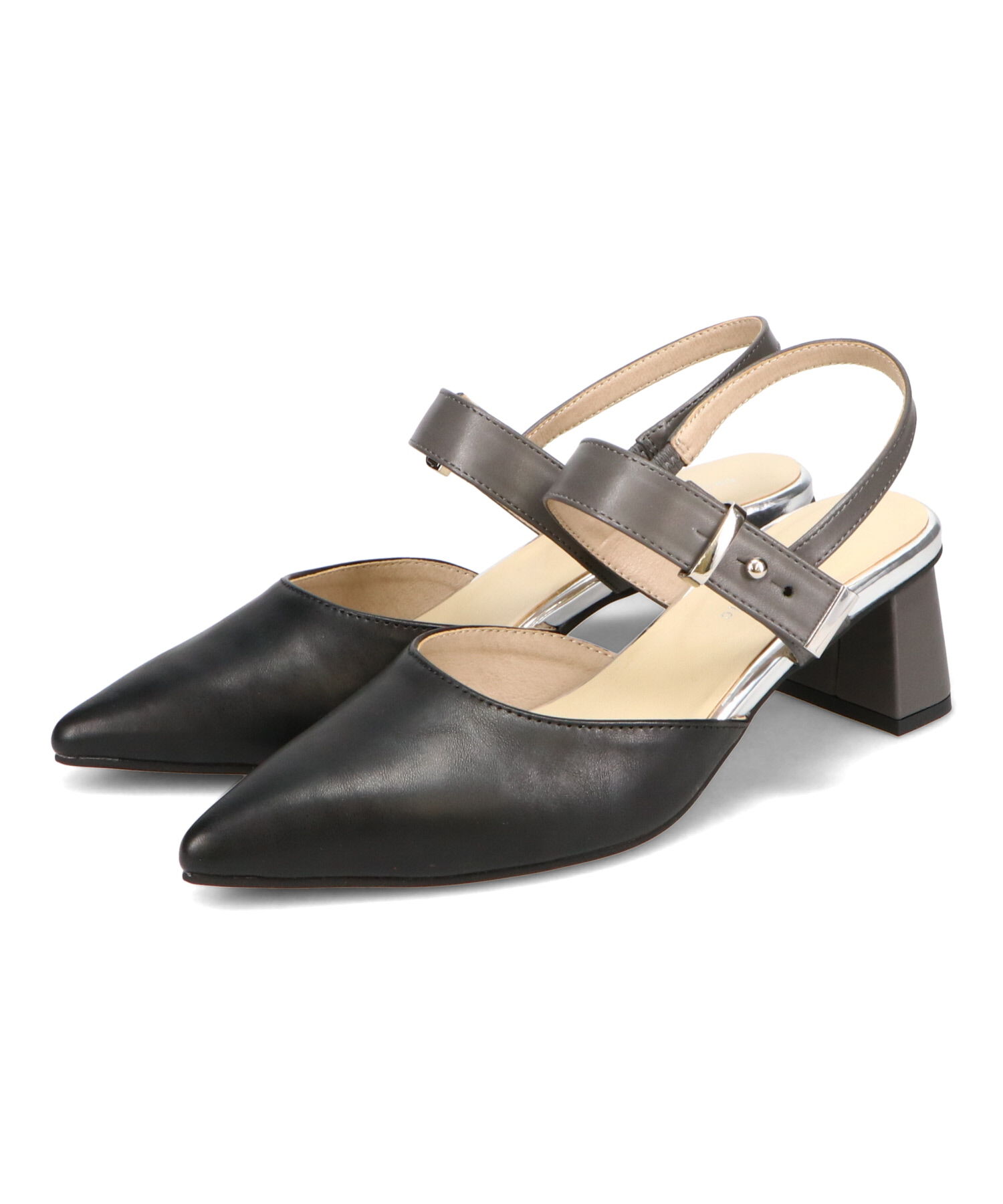 ORiental TRaffic「●2025春夏新作●ポインテッドトゥボタンベルトパンプス/51118 パンプス トレンド 人気 売れてる」|パンプス|