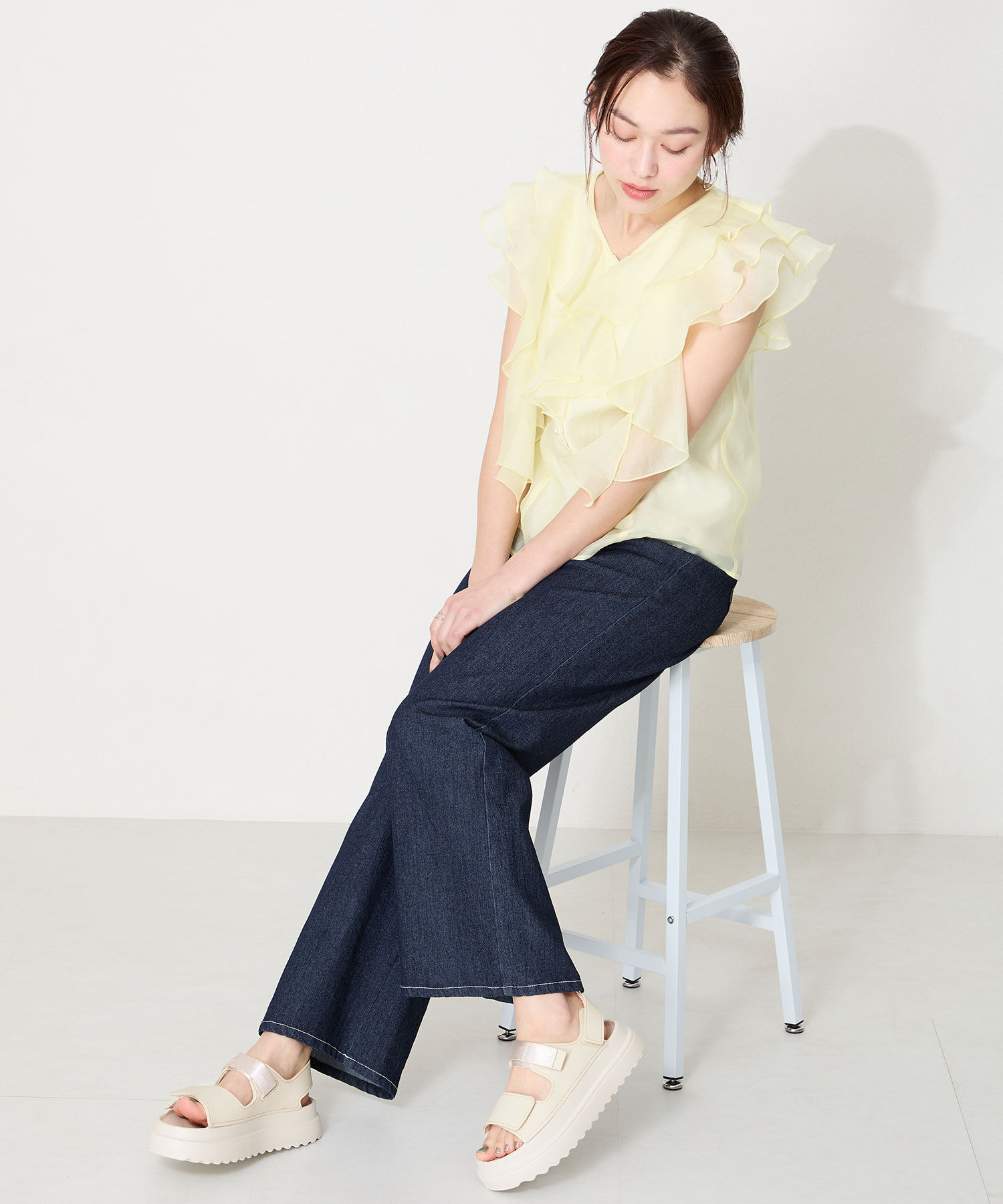 ORiental TRaffic「【リカバリーサンダル】ベルクロ EVAサンダル /OT3228 軽量 サンダル 人気 厚底」|サンダル|