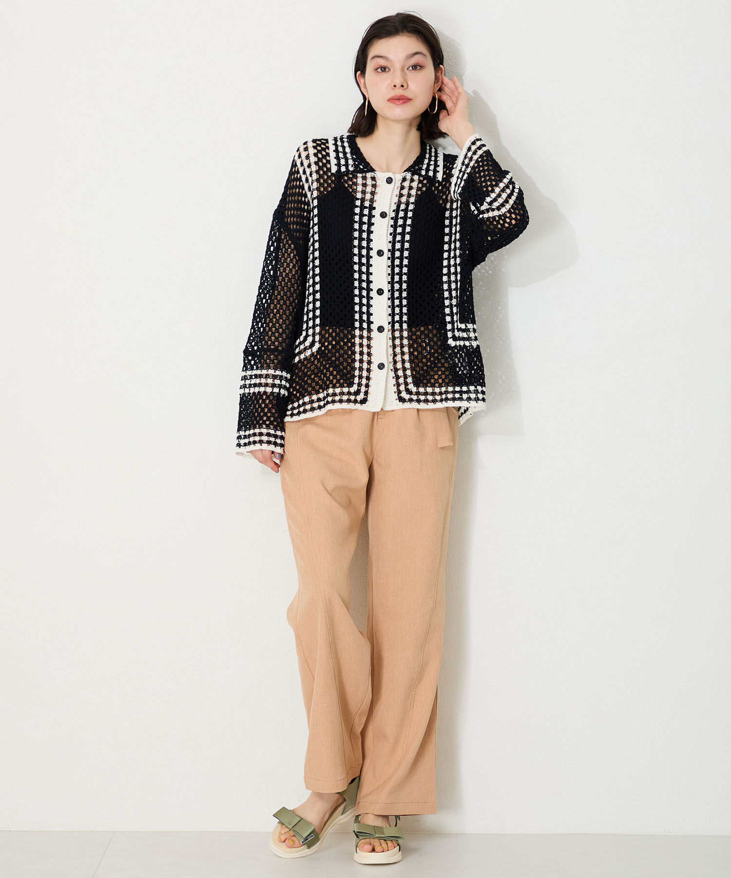 WA Oriental TRaffic「●2025春夏新作●サテンリボン厚底サンダル/52219 厚底 人気 トレンド リボン」|サンダル|