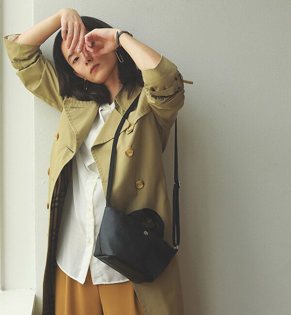 TOPKAPI BREATH「スコッチグレイン ネオレザー ショルダー付き ミニ トートバッグ プレーン」|ショルダー・メッセンジャー|