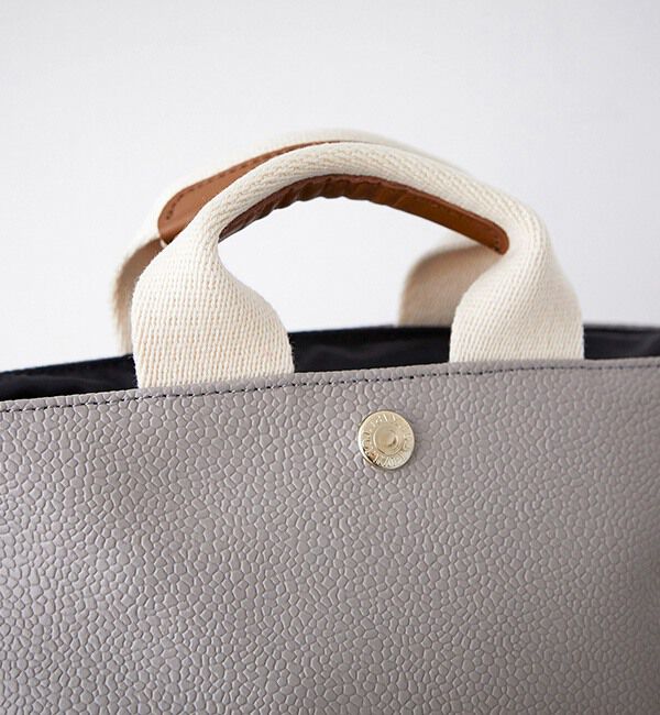 TOPKAPI BREATH「スコッチグレイン ネオレザー ショルダー付き ミニ トートバッグ プレーン」|ショルダー・メッセンジャー|