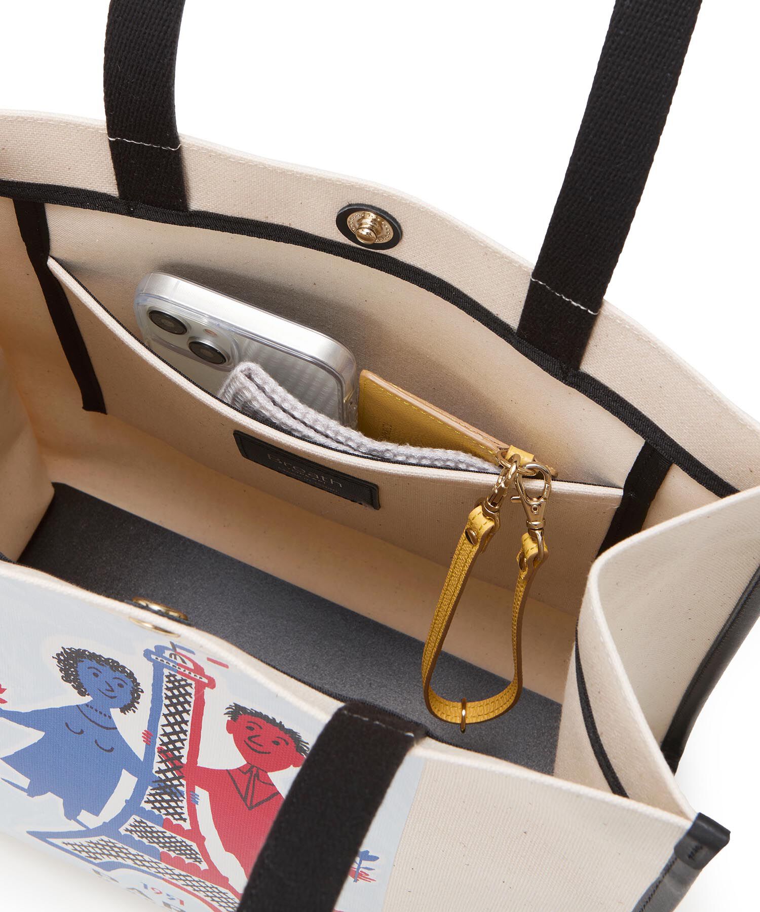 TOPKAPI BREATH「サヴィニャック &times; Breath TOPKAPI アート プリント オーガニックキャンバス トート バッグ」|トートバッグ|