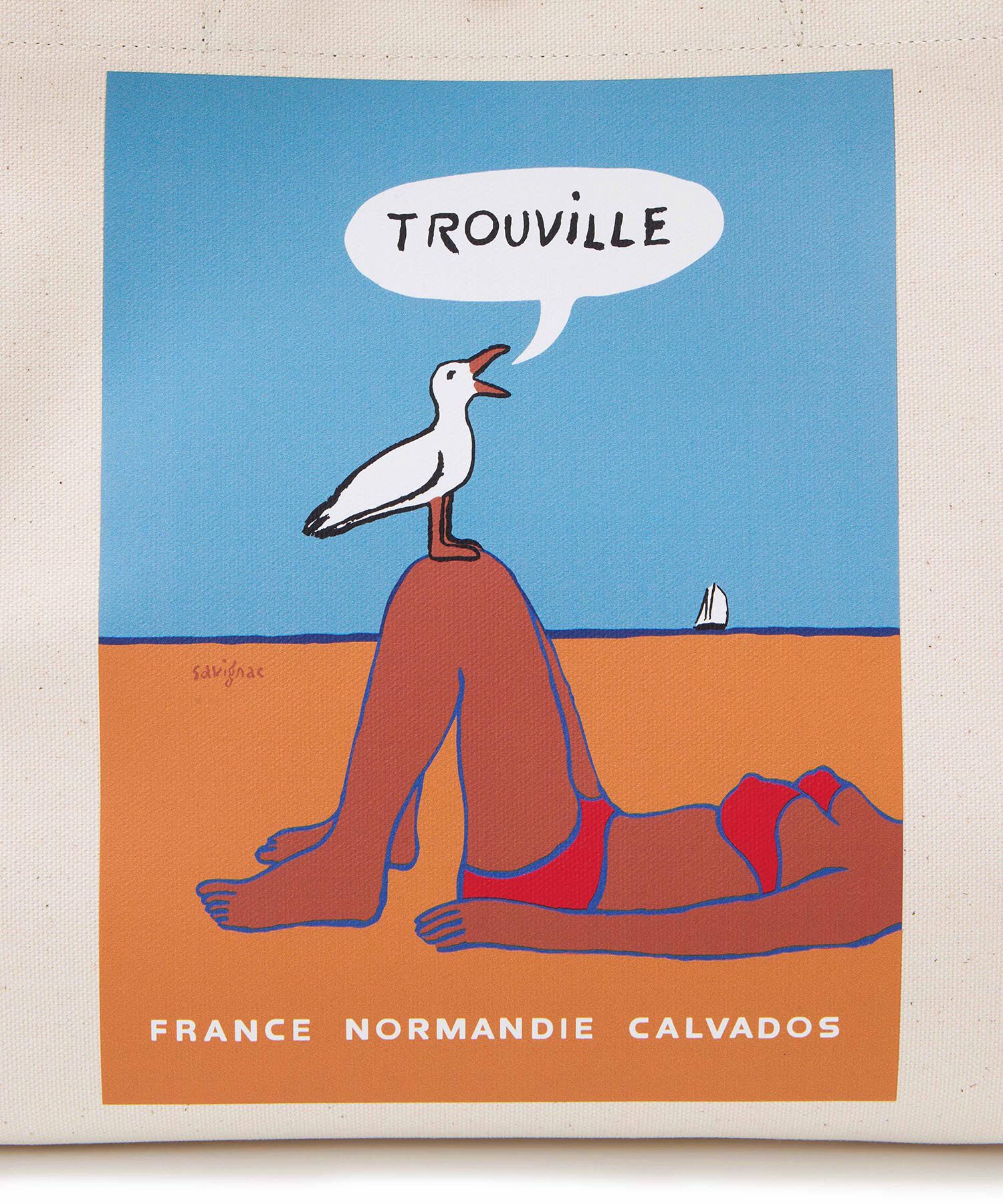 TOPKAPI BREATH「サヴィニャック &times; Breath TOPKAPI アート プリント オーガニックキャンバス トート バッグ」|トートバッグ|