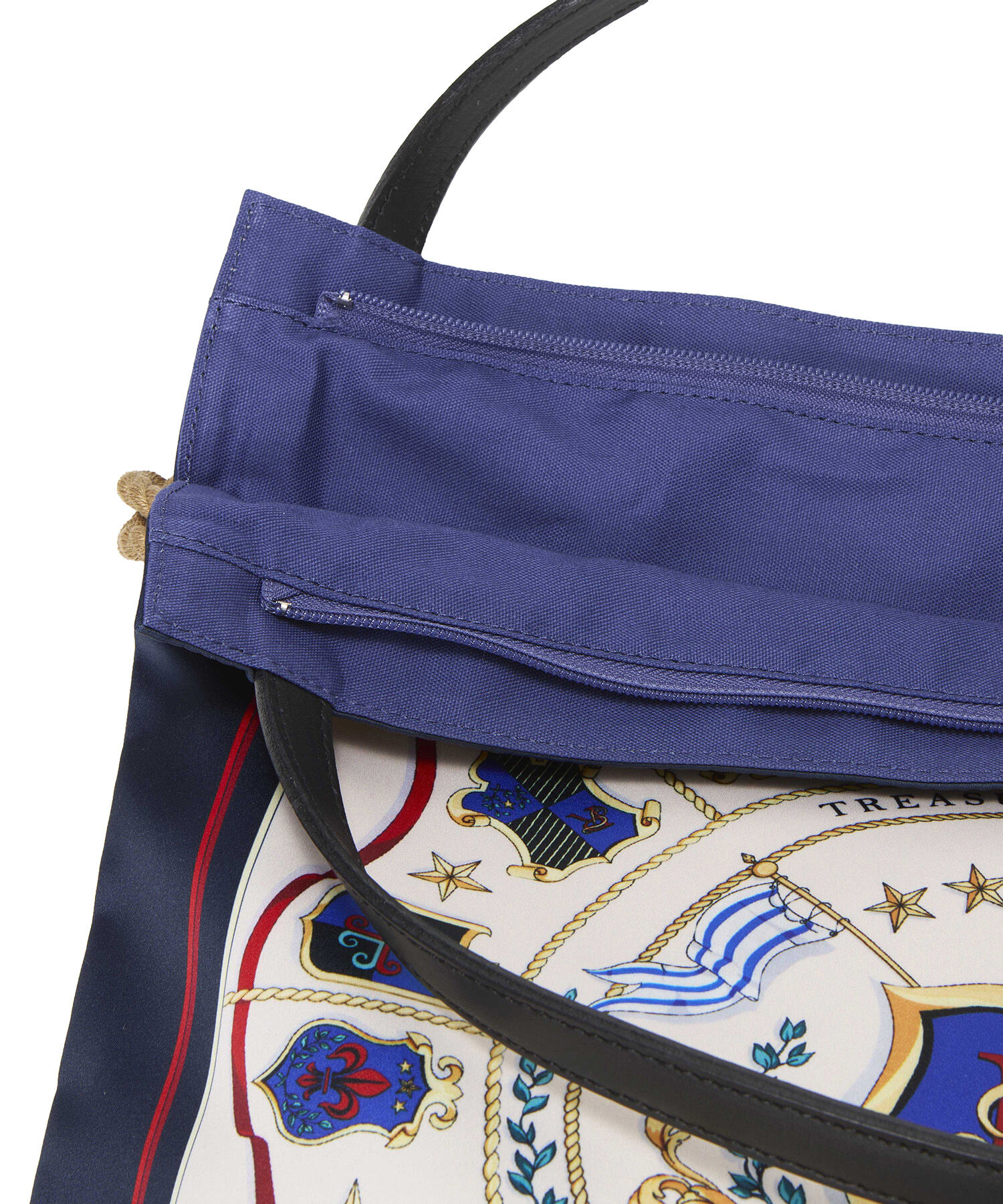 TOPKAPI TREASURE「【TREASURE TOPKAPI】マイルドサテン スカーフ柄 トートバッグ」|トートバッグ|