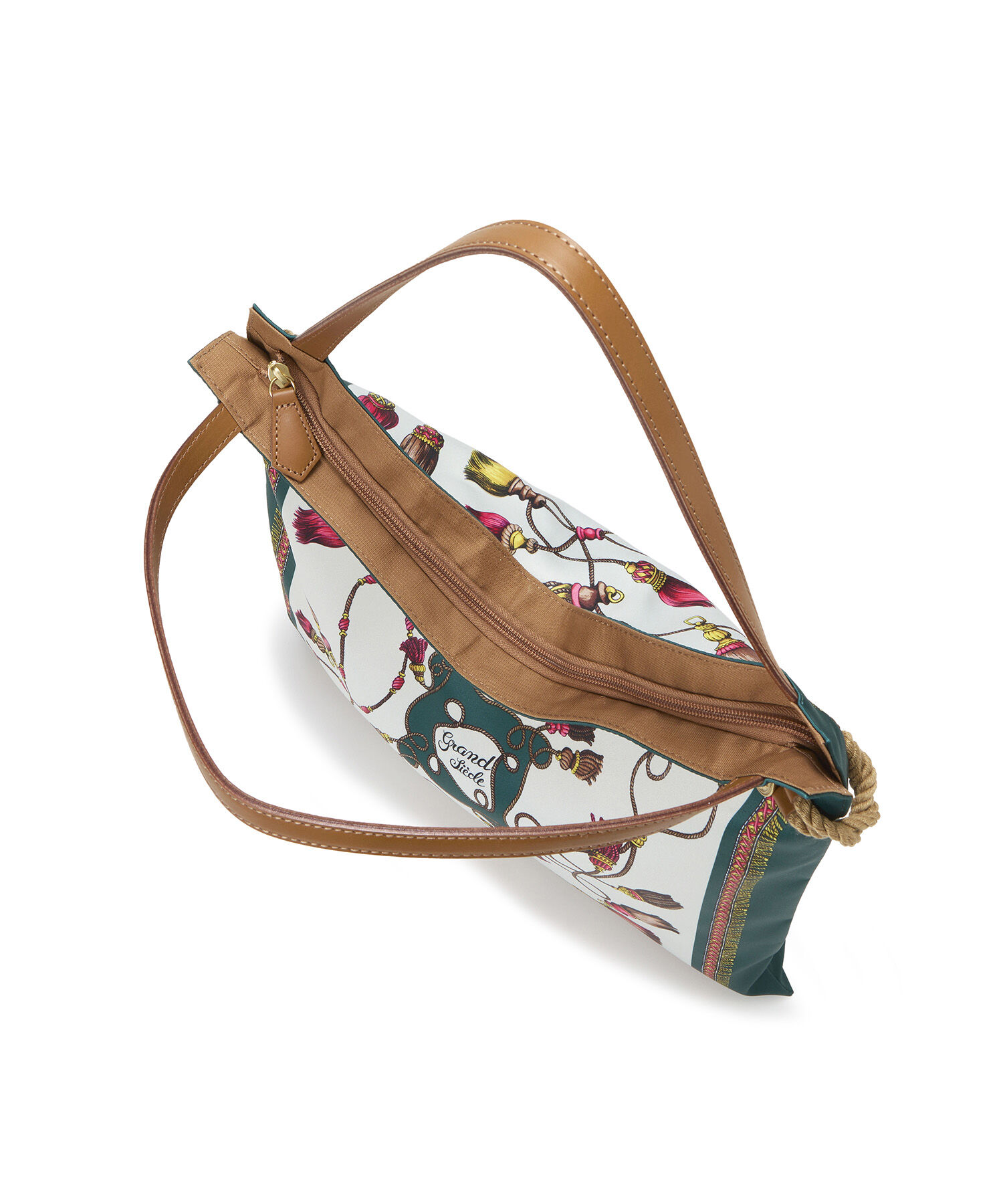 TOPKAPI TREASURE「【TREASURE TOPKAPI】マイルドサテン スカーフ柄 トートバッグ」|トートバッグ|