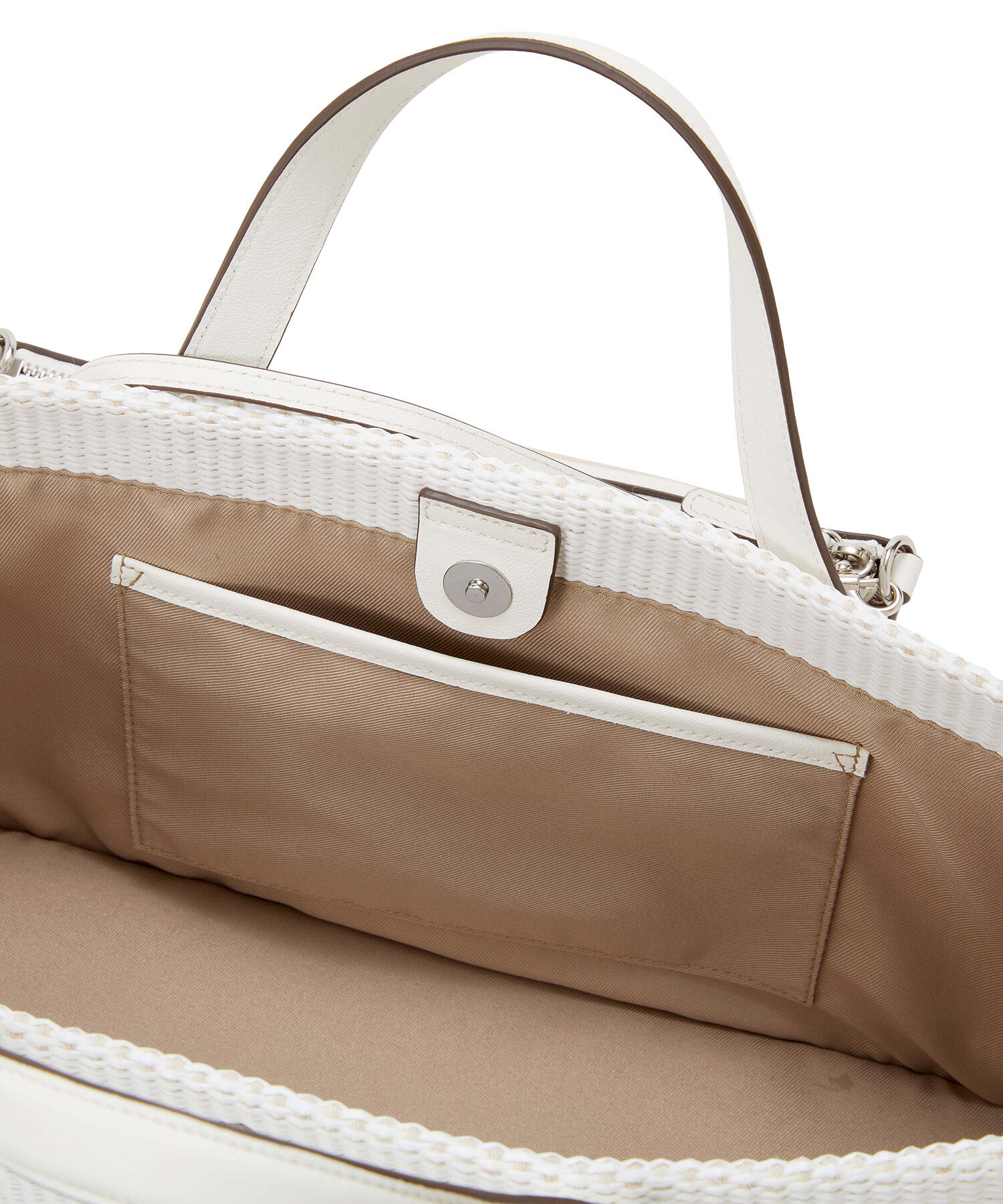 TOPKAPI BREATH「【Breath TOPKAPI】ワイド トート レザーハンドル カゴバッグ / ポーチ付き」|トートバッグ|