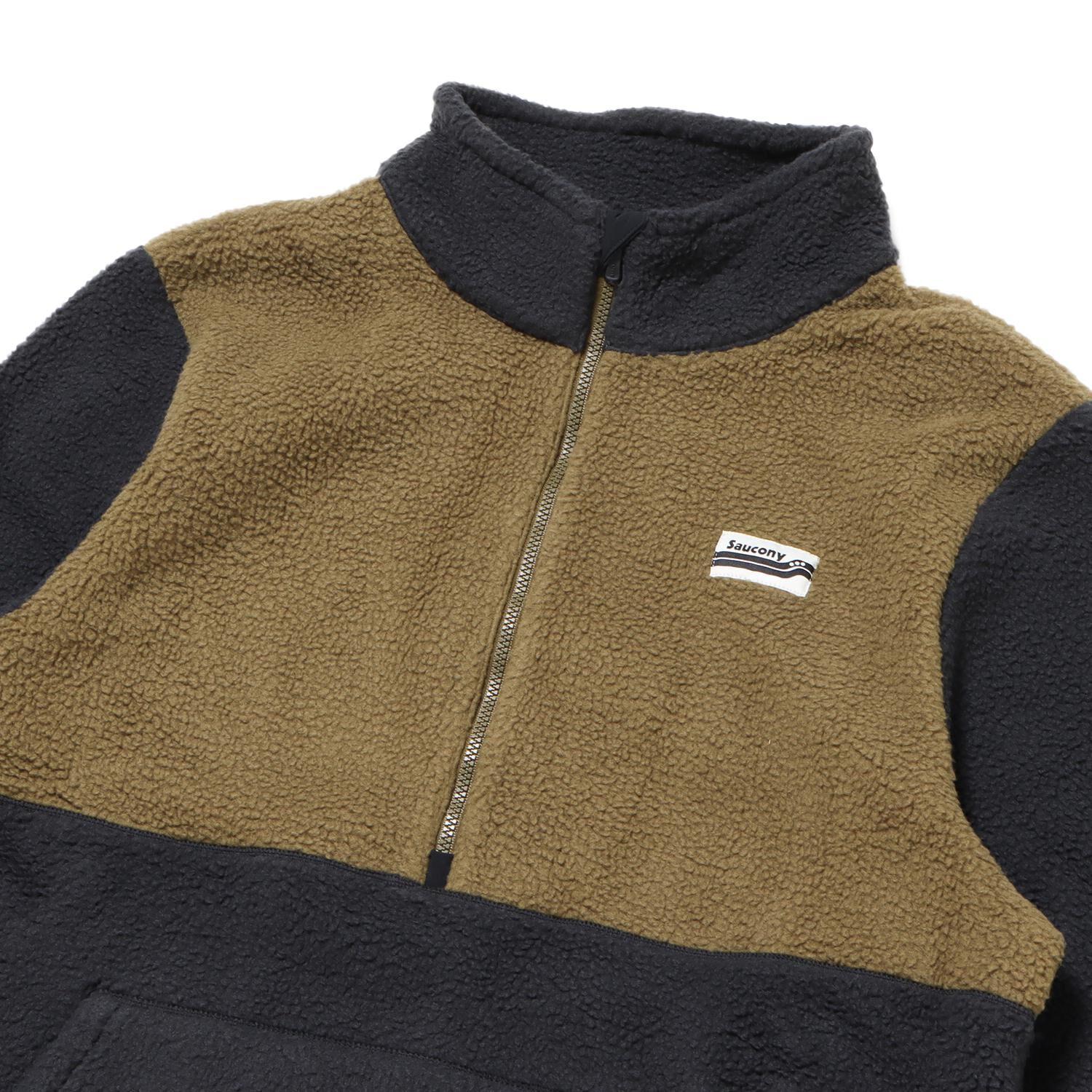 saucony「【SAUCONYｱﾊﾟﾚﾙ】M FIRESIDE FLEECE ANORAK」|スウェット・ジャージ|