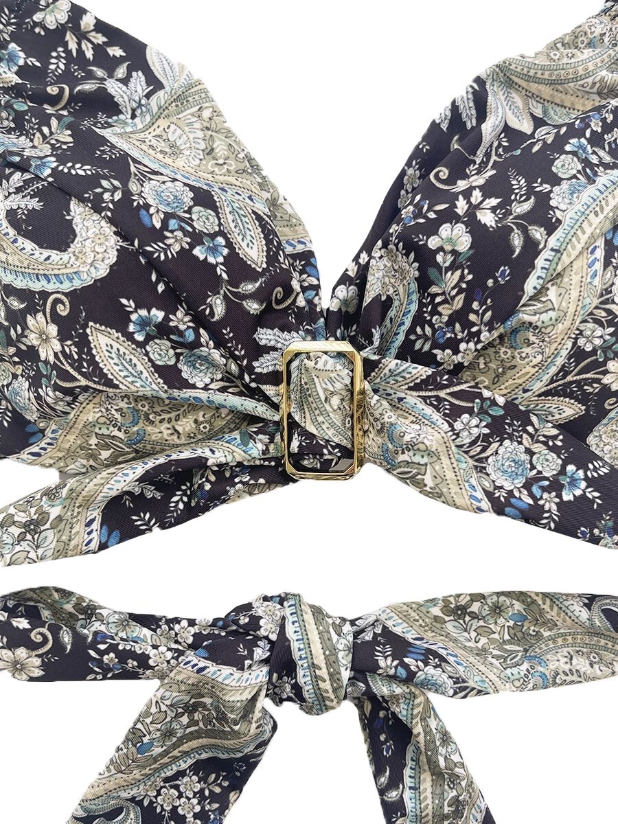 Riberce「【大人水着】エレガントエスニッククロッシービキニ」|ビキニ|