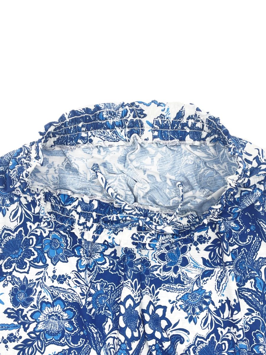 PEAK&PINE「エスニック更紗柄ロングパンツ(258024)」|ショーツ|