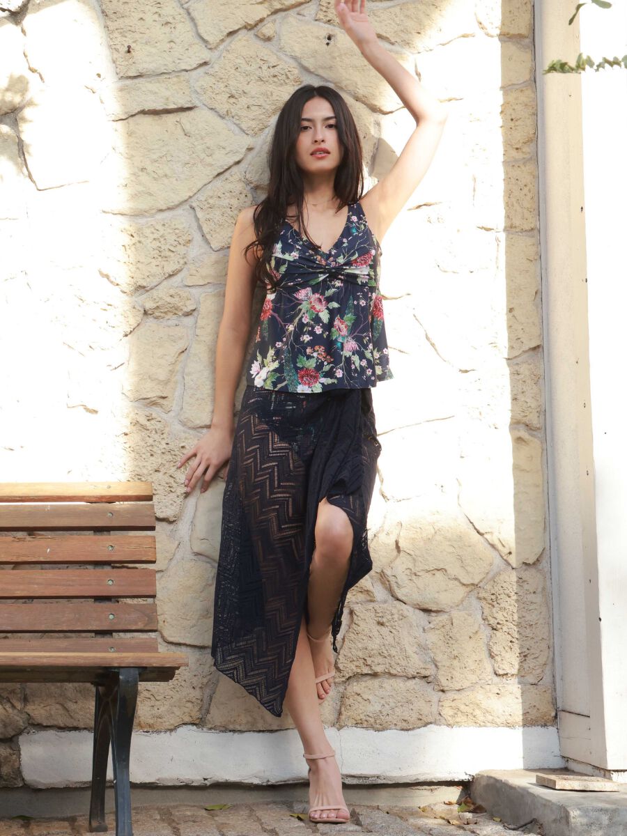 Riberce「【お水OK！リゾートウェア】ヘリンボーン編みレースサロート/パレオ」|その他|