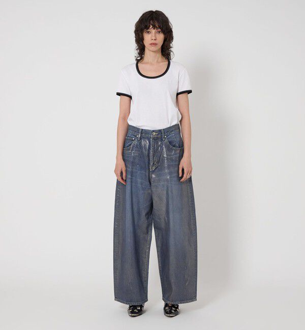 ASTRAET「＜ASTRAET＞コーティング BIG バルーンデニムパンツ UNISEX 」|デニム|