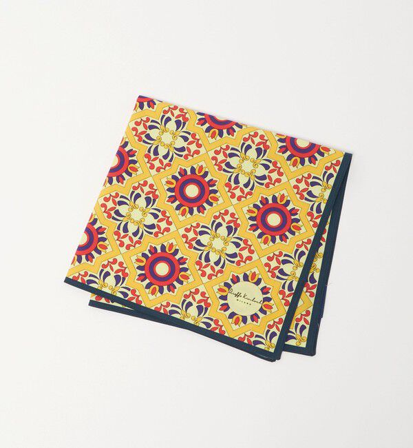 UNITED ARROWS「＜Dieffe Kinloch＞UPHOLSTERY 2/ハンカチ」|ハンカチ|YELLOW
