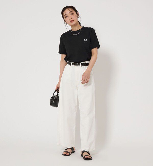 UNITED ARROWS green label relaxing「＜FRED PERRY＞リンガー Tシャツ」|Tシャツ・カットソー|